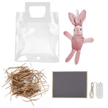 (Gold) PVC-Transparente Einkaufstasche mit Goldfolie