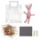 (Gold) PVC-Transparente Einkaufstasche mit Goldfolie 1