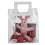(Red) PVC-Transparente Einkaufstasche mit Goldfolie 4