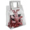 (Red) PVC-Transparente Einkaufstasche mit Goldfolie 3
