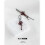 Quadrangle Premium Fashion Earrings Red 3