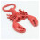 Metal Lacquer Red Crayfish Bottle Opener 1