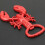 Metal Lacquer Red Crayfish Bottle Opener 5