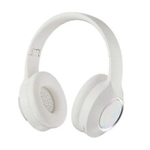 (White) New Headband Bluetooth Headset Foldable M3 5.3 Wireless