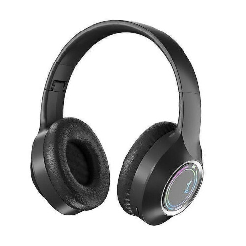 (Black) New Headband Bluetooth Headset Foldable M3 5.3 Wireless