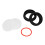 34mm Front Fork Dust Seal Set for Mountain Bikes, Rubber & Sponge 2