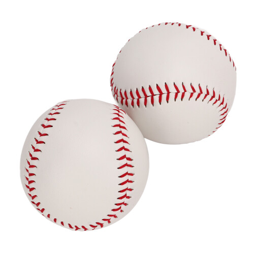PU Leather Professional Training Softball 2pcs for Kids & Beginners