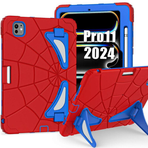 (AIR 11)Kids Tablet for iPad Spider-Man Case Blue Red 1