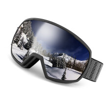 Stoßfeste Skibrille für Männer und Frauen UV-geschützt, anti-Beschlag Schneebrille