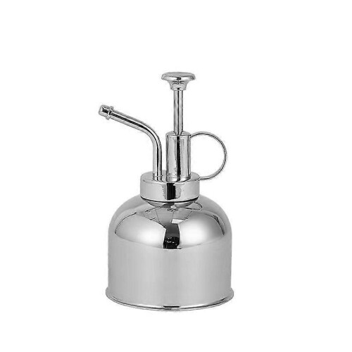 (silver)Stainless Steel Plant with Top Pump Small Watering Can