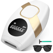 Ipl Hair Removal Laser Device With Cryotherapy Function, 5 Energy Levels And 2 Boost Settings, Pain-free