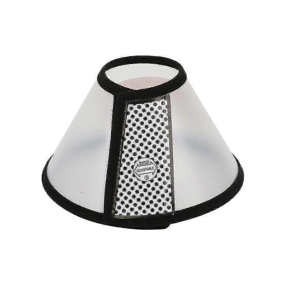 Kikidex (As Show, One Size) Recovery Pet Cone For Cats, Mini Dogs, And Rabbits - Lightweight Plastic Elizabethan Collar