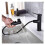 Bathroom mixer in black with pull-out sprayer 5