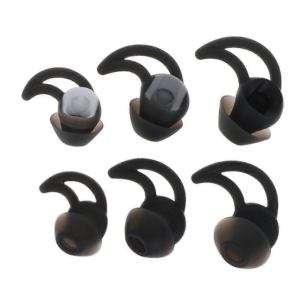 Kikidex (As Show, ) Earbuds Tips Earhook For Bose Soundsport Qc20 Qc30 Replacement Noise Isolation White