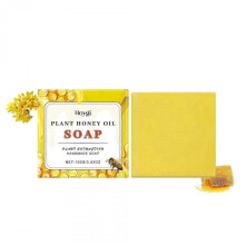 (1pcs) Honey Plant Oil Soap, Plant Honey Oil Soap, Honey Cleansing Bar, Pure Natural Plant Oil Handmade Soap for Soft and Smooth Skin