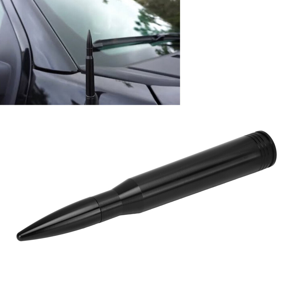50 Caliber Billet Aluminum Antenna Mast 6061 For Trucks Fits All Black 8451356579870