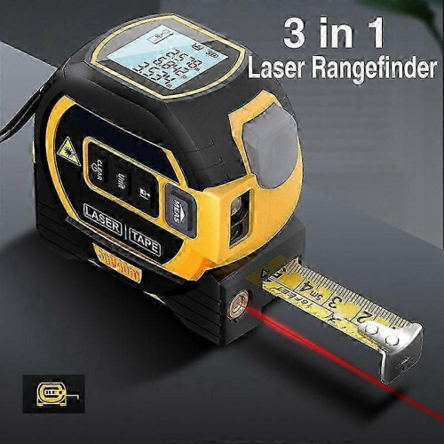 Laser-Rangefinder Digital Laser-Distance Meter Rangefinder 3 In1 LCD Display 60M 2