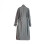 (S, BLUE) Women's Double Breasted Long Trench Coat, Windproof Classic Lapel Slim Overcoat 3