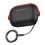 (dark red)Protective Case for Airpods 4th Generation Bluetooth Headphones Black Yellow 1