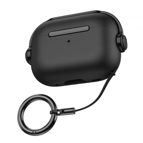 (black)Protective Case for Airpods 4th Generation Bluetooth Headphones Black Yellow 2