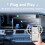 2-in-1 Wireless Carplay and Android Auto Adapter Wired to Wireless Bluetooth/Wifi USB Dongle 3