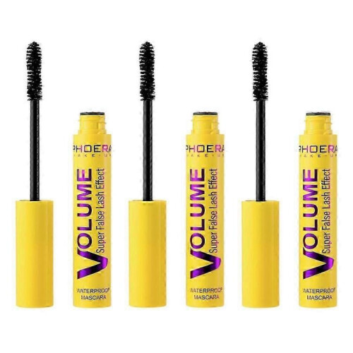 (3pcs)The Bubble Washable Mascara Buildable Mascara Volume and Length Formula