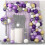 128 Pcs Purple Balloon Arch Kit 1