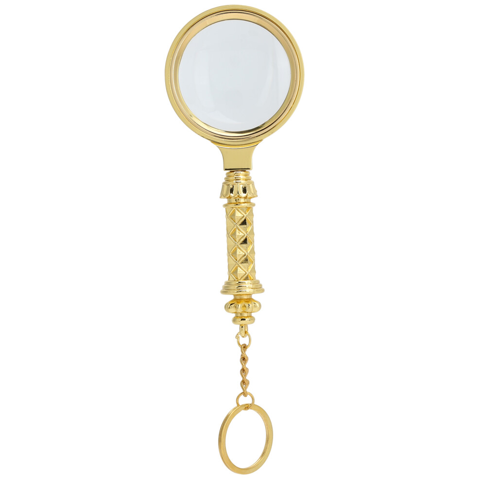 Zinc Alloy Carved Handle Magnifier 60mm