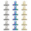18pcs RVS Nagelverlengingsclips Manicure Tool 2