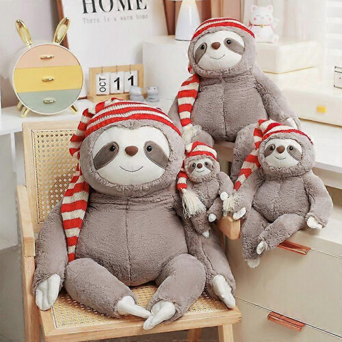 (80cm) Christmas Sloth Doll Gift for Kids 22cm/60cm/80cm 2