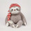 (80cm) Christmas Sloth Doll Gift for Kids 22cm/60cm/80cm 4