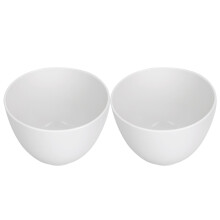 2pcs Soft Folding Mud Mask Mixing Bowls DIY Home Beauty Salon White