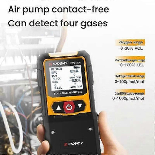 (Standard) SNDWAY SW7500A 4-in-1 Gas Detector 1