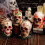 (Vine Style)1x Halloween Assorted Skull Ornaments Holiday Decorations 5