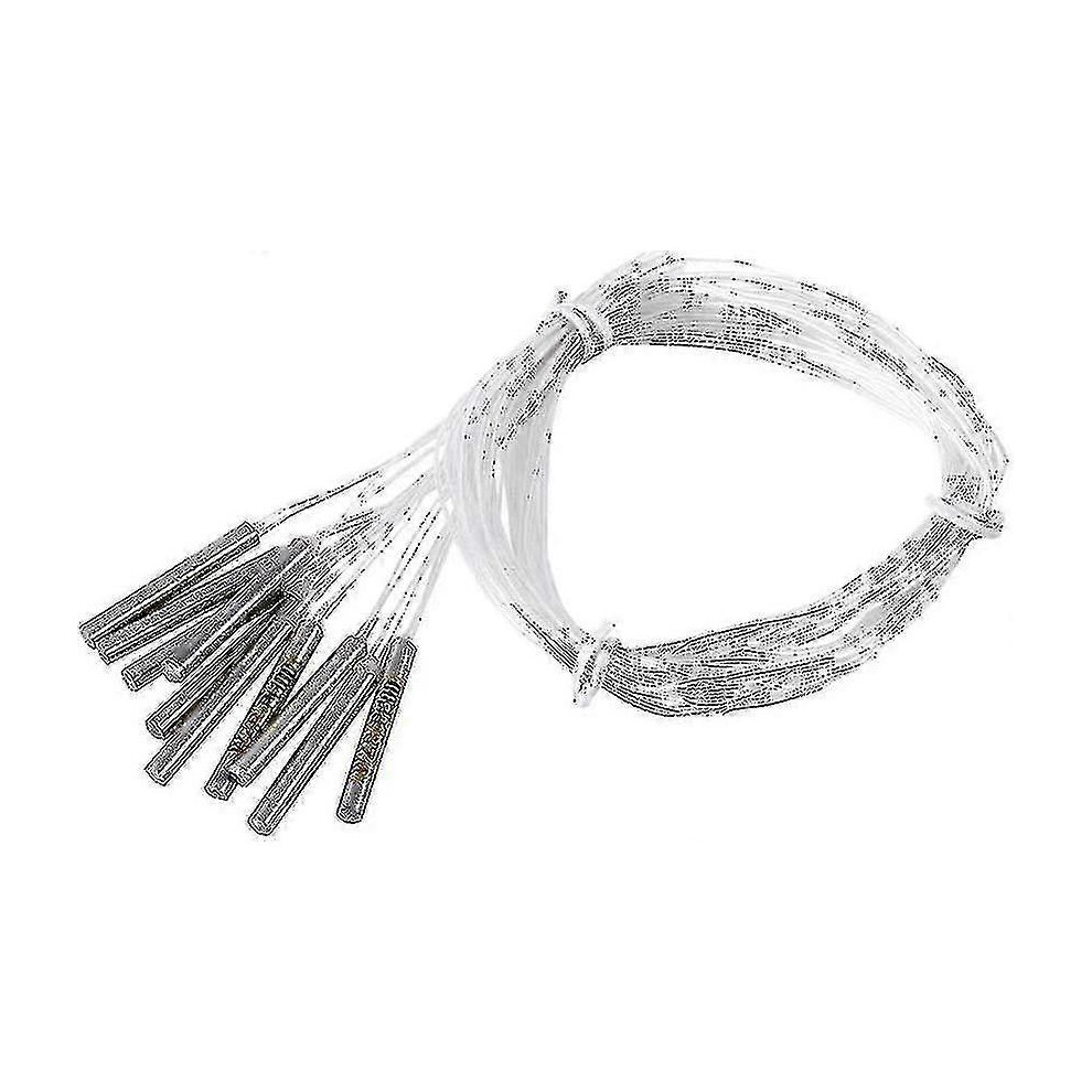 Kikidex (As Show, One Size) Waterproof Temperature Probe Thermometer Pt100 Sensor Probe 10Pcs