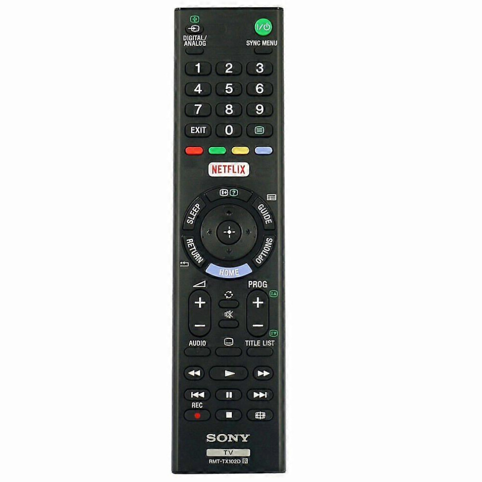 New Original Rmt-Tx102d Remote Control For Sony Lcd Tv Kdl-43W750d Kdl-48W650d 6935165372126