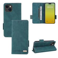 (IPhone 15 Pro, Dark Green) Flip Cover With Card Slot Compatible For IPhone