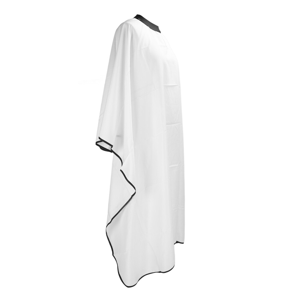 Adjustable Waterproof Haircut Apron for Hairdressers Salon Barber Cloth White
