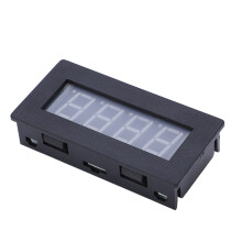 Digital 4-Digit LED Tachometer RPM Speed Tester, Red Backlight, DC 8-15V