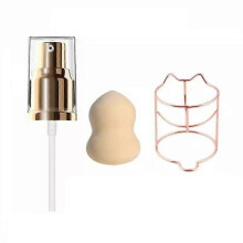 Replacement Push Sprayer for Estee Lauder Doublewear Foundation 30ML Free Makeup Egg