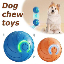 (Blue) Dog chew toys Best Dog Toy Ball Jumping Ball Smart Rolling Ball
