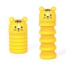 Student Pencil Pouch Stationery Pencil Holder Silicone Pencil Pouch Cartoon Retractable Pencil Holder Stationery School Supplies C