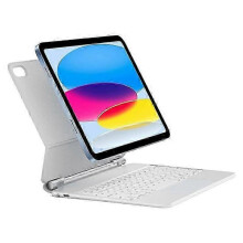 (White) For iPad 10.9 Tablet Case Bluetooth Keyboard