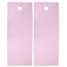 (Rose) 2x Schönheits-Salonbettlaken Wasserdicht Ölabweisend (Pink)