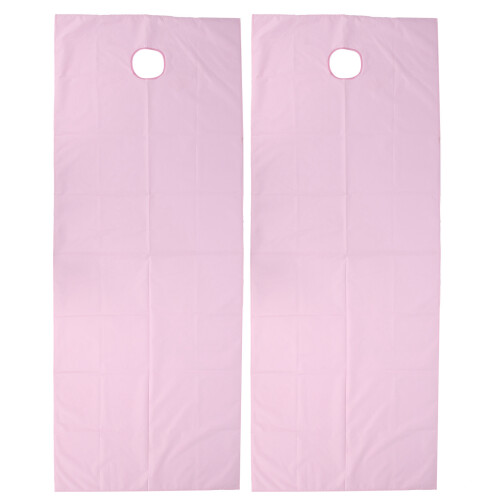 (Rose) 2 Pz Lenzuoli Salone Impermeabili Antiolio Rosa