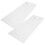 (White) 2 Pz Lenzuoli Salone Impermeabili Antiolio Rosa 5