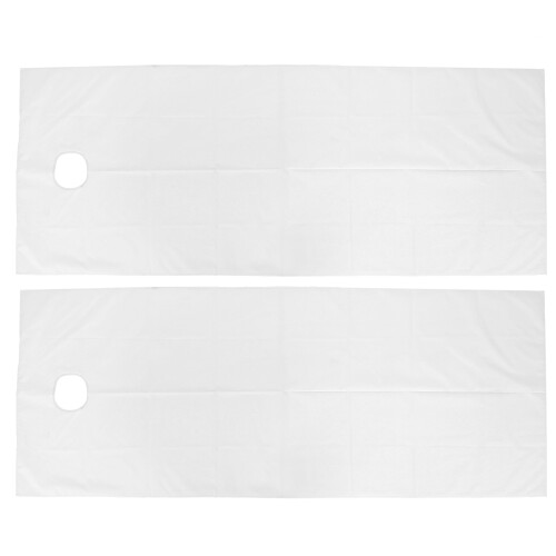 (White) 2 Pz Lenzuoli Salone Impermeabili Antiolio Rosa 1