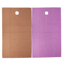 (Purple and Dark Coffee) Wasserdichte Salon-Bettlaken 200x115cm lila dunkelbraun