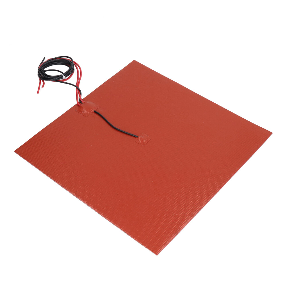 3D Printer Silicone Hot Bed Heater 350W 300Mm Side With 100K Thermistor Dc 12V 8441356583441
