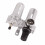 SFC400 Silber Luftfilter-Wasserabscheider-Set mit Ölabscheider und Druckregler 11